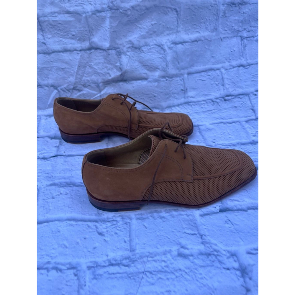 Men's‎ Moreschi Italy Brown Leather Shoes, Size 8